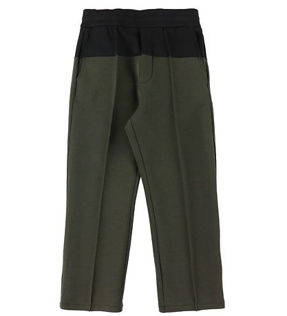 Emporio Armani Bukser - Army Grøn m. Sort
