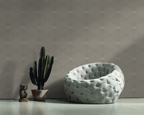 Vliesbehang 54413 Glööckler Imperial Grafisch chocolade