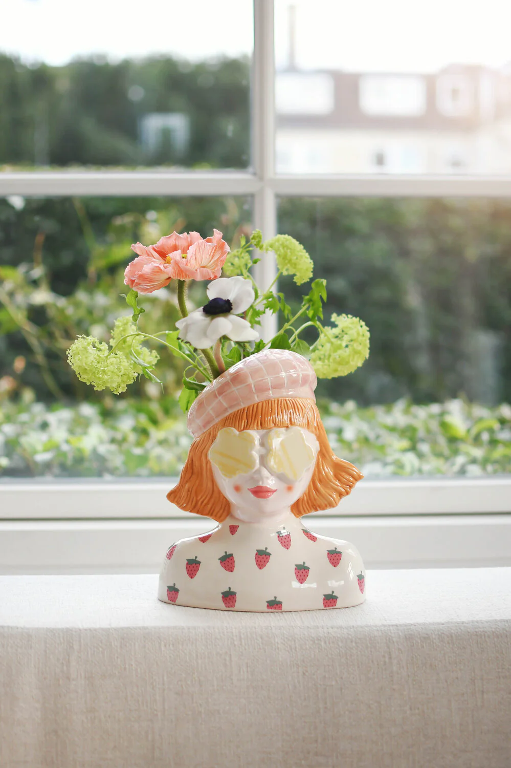 Bahne Interior  Sommerdame urtepotteskjuler - H24,5 cm.