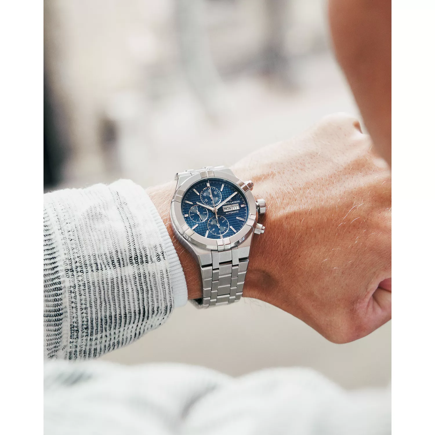 Maurice Lacroix Aikon Automatic Chronograph 44mm AI6038-SS002-430-1