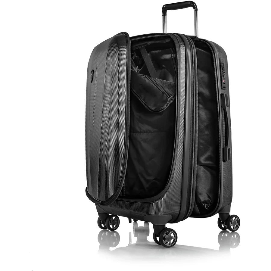 Heys Vantage Smart Access - 4-Rollen-Trolley M 66 cm erw. black