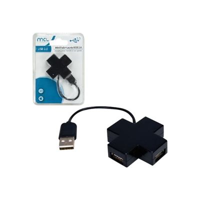MCL Samar USB2-MX104/N - Hub 4 ports USB 2.0