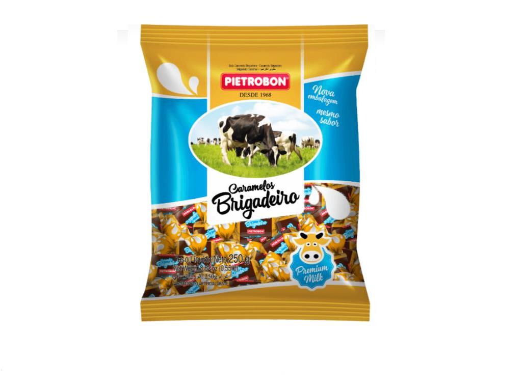 REBUÇADO PIETROBON CARAMELOS BRIGADEIRO 250G