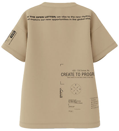 Name It T-Shirt - NkmLauven - Loose - Irish Cream
