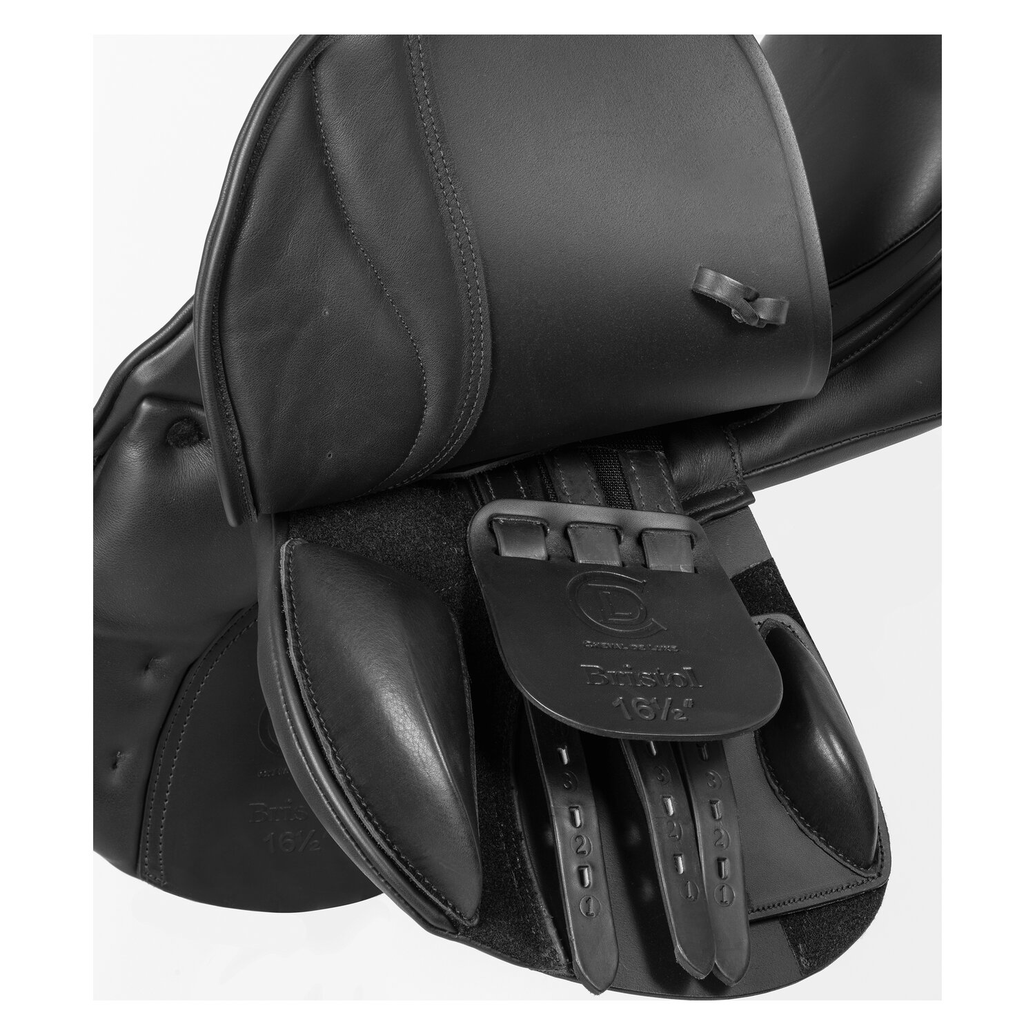 Cheval de Luxe Vielseitigkeits-Sattel Bristol  - schwarz - 16.5