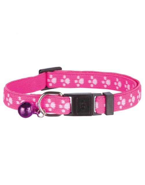 Trixie Halsbandje Elastisch Pootmotief - Kattenhalsband - Assorti