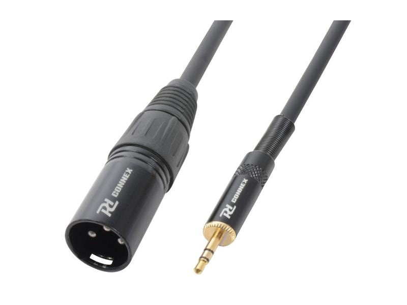 PD Connex CX47-1 Klinke 3.5 mm, male - XLR 3 Pole, male 0.5 Audiokabel 3.5 Klinkenstecker-XLRm