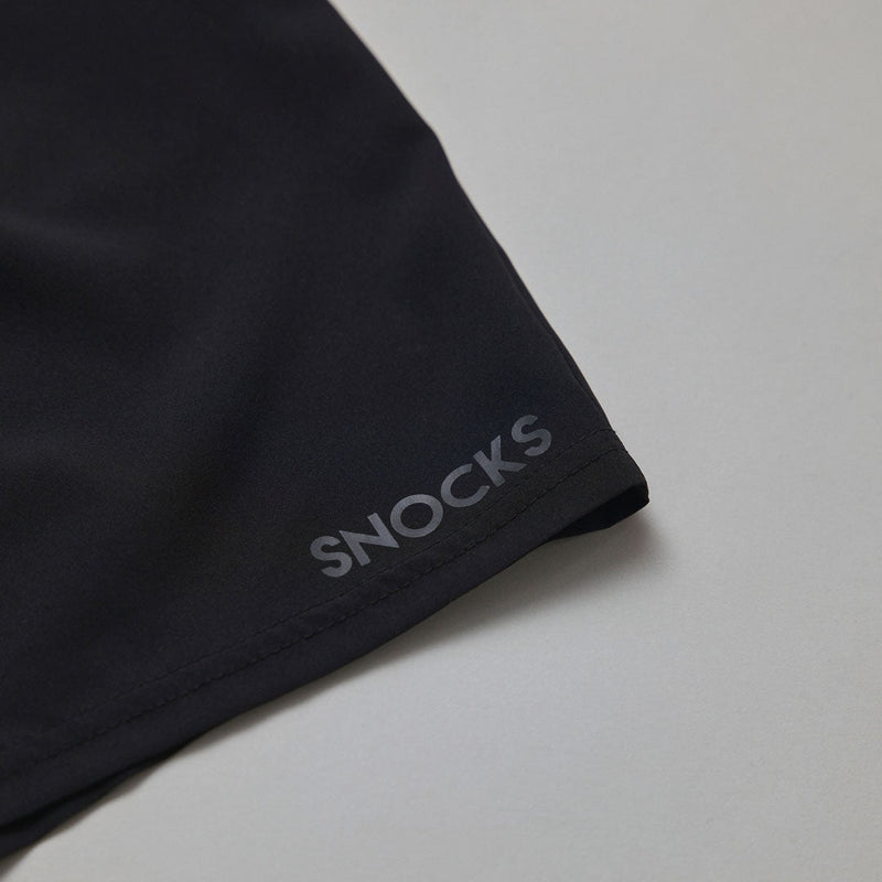 Kurze Sporthose Herren aus recyceltem Polyester Dunkelgrau
