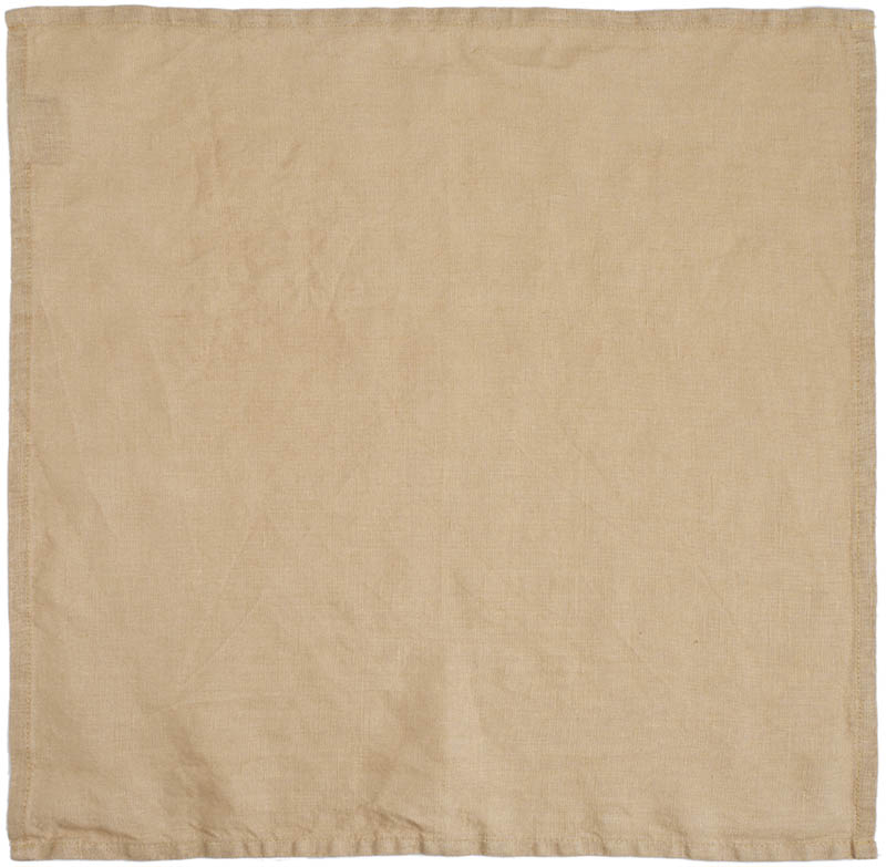 Denita linserviett 45x45 kamel