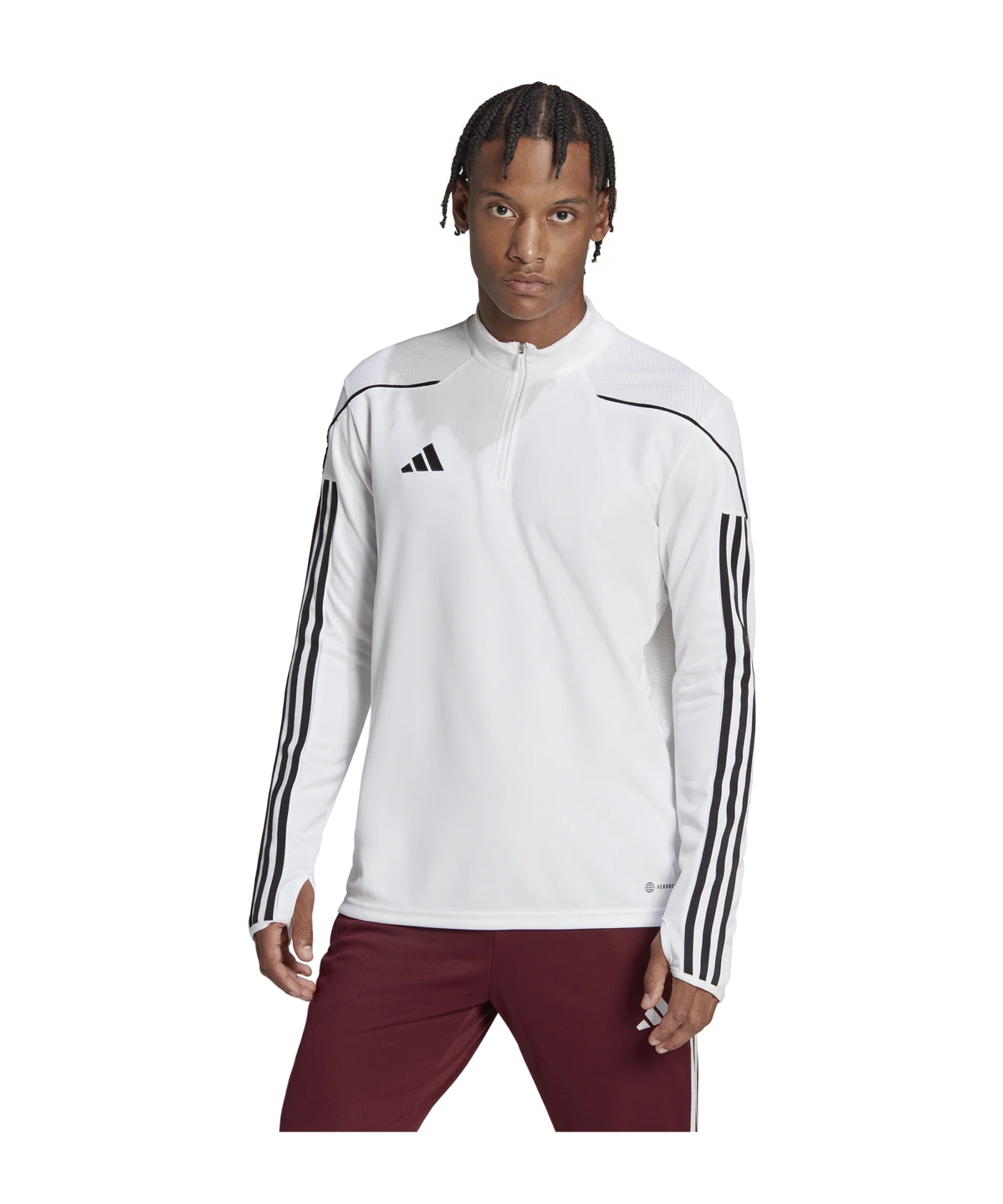 adidas Tiro 23 League HalfZip Sweatshirt Weiss