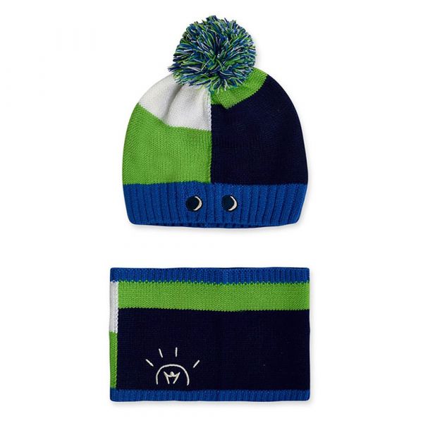 Tuc Tuc Robot Maker Hat And Scarf Set Verde 48 cm