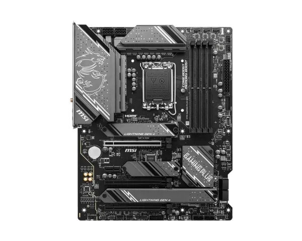 MSI Z790 Gaming Plus Wifi - Bundkort - ATX - LGA1700 sokkel - Z790 Chipset - USB-C 3.2 Gen 2x2, USB 3.2 Gen 2, USB 3.2 Gen 1, USB-C 3.2 Gen2 - 2.5 Gigabit LAN, Wi-Fi 6E, Bluetooth - onboard grafik (CPU påkrævet) - HD Audio (8-kanaler)