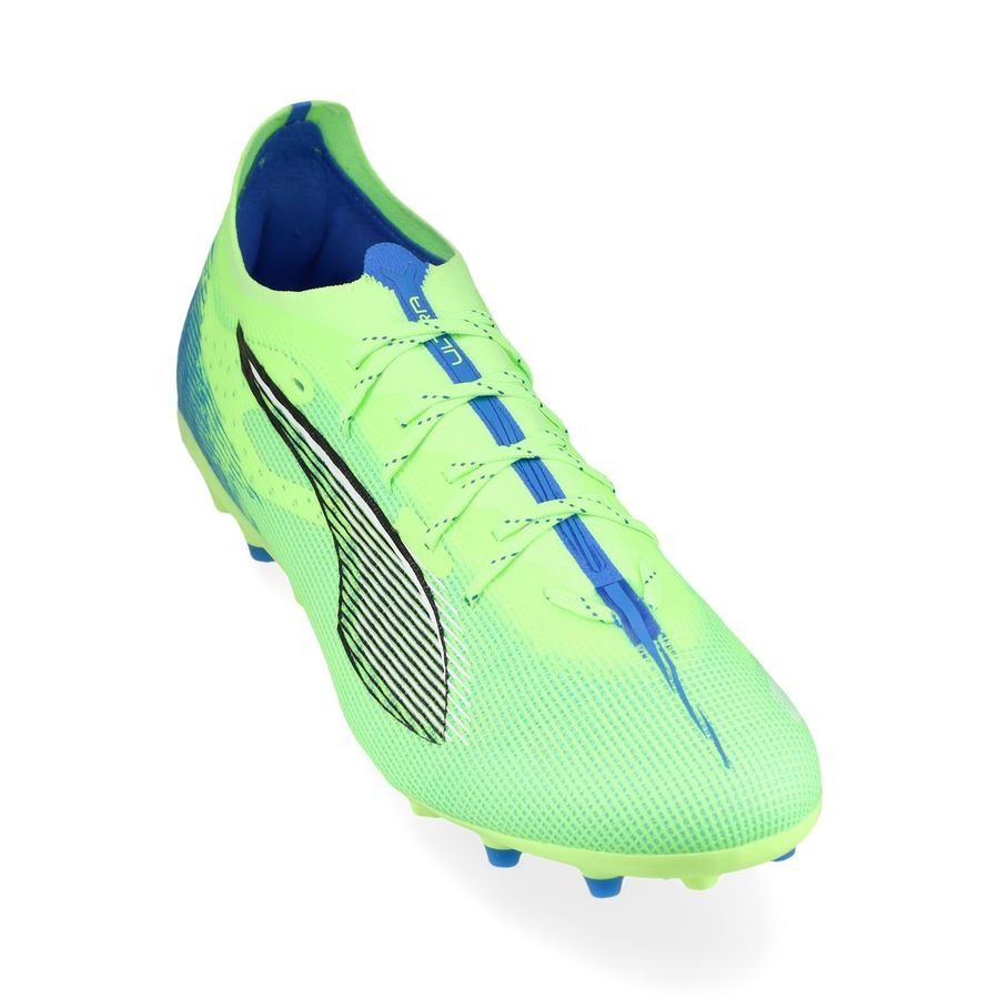 PUMA Ultra 5 Pro MG Lights Out - Fizzy Apple/Blanc/Bleu