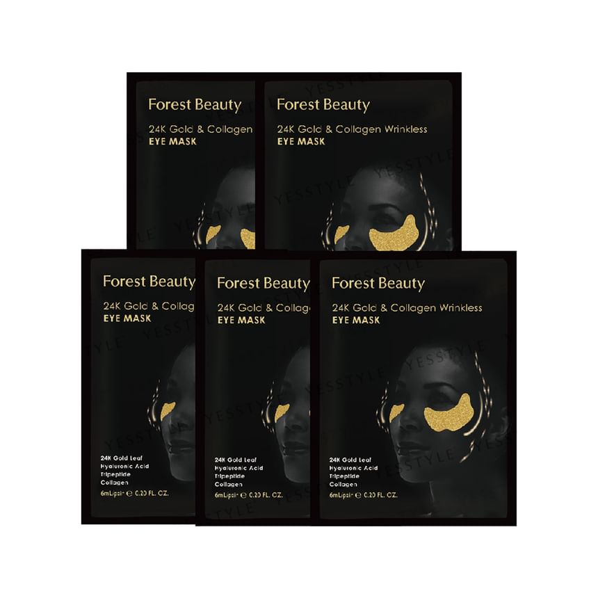 Forest Beauty - 24K goud en collageen rimpelloos oogmasker