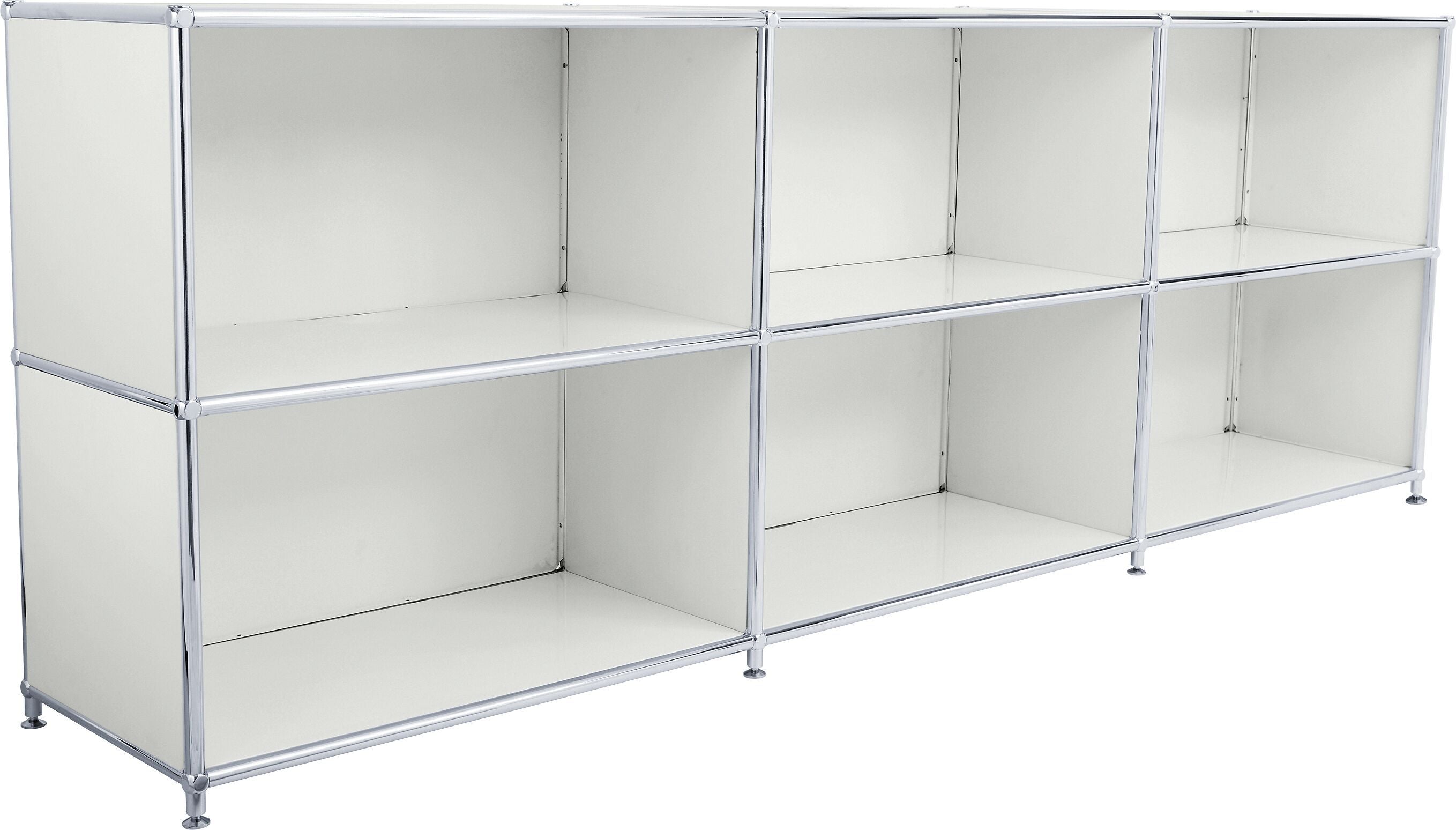 FLEXCUBE Sideboard - Hellgrau / B: 227.0 cm x T: 40.0 cm x H: 80.5 cm