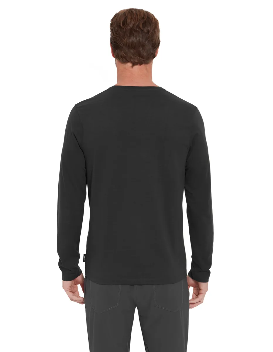 Rab Basecamp Logo Badge Ls Tee Beluga