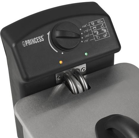 Princess - 182642 - Friteuse - RVS/Zwart - 4L - 2000W