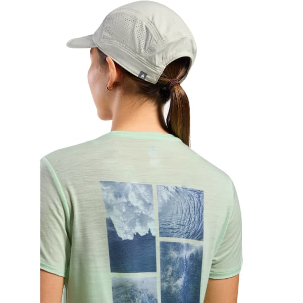 T-shirt randonnée ODLO X POW MERINO TENCEL T-SHIRT CREW NECK S/S W AMBROSIA MELANGE