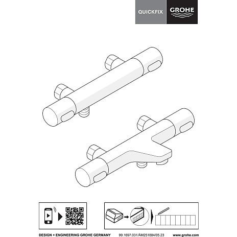 Grohe Feel termostatarmatur