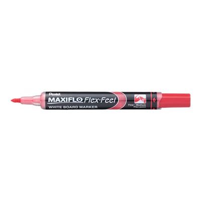 Pentel MAXIFLO FLEX FEEL - Marqueur effaçable - pointe ogive - rouge