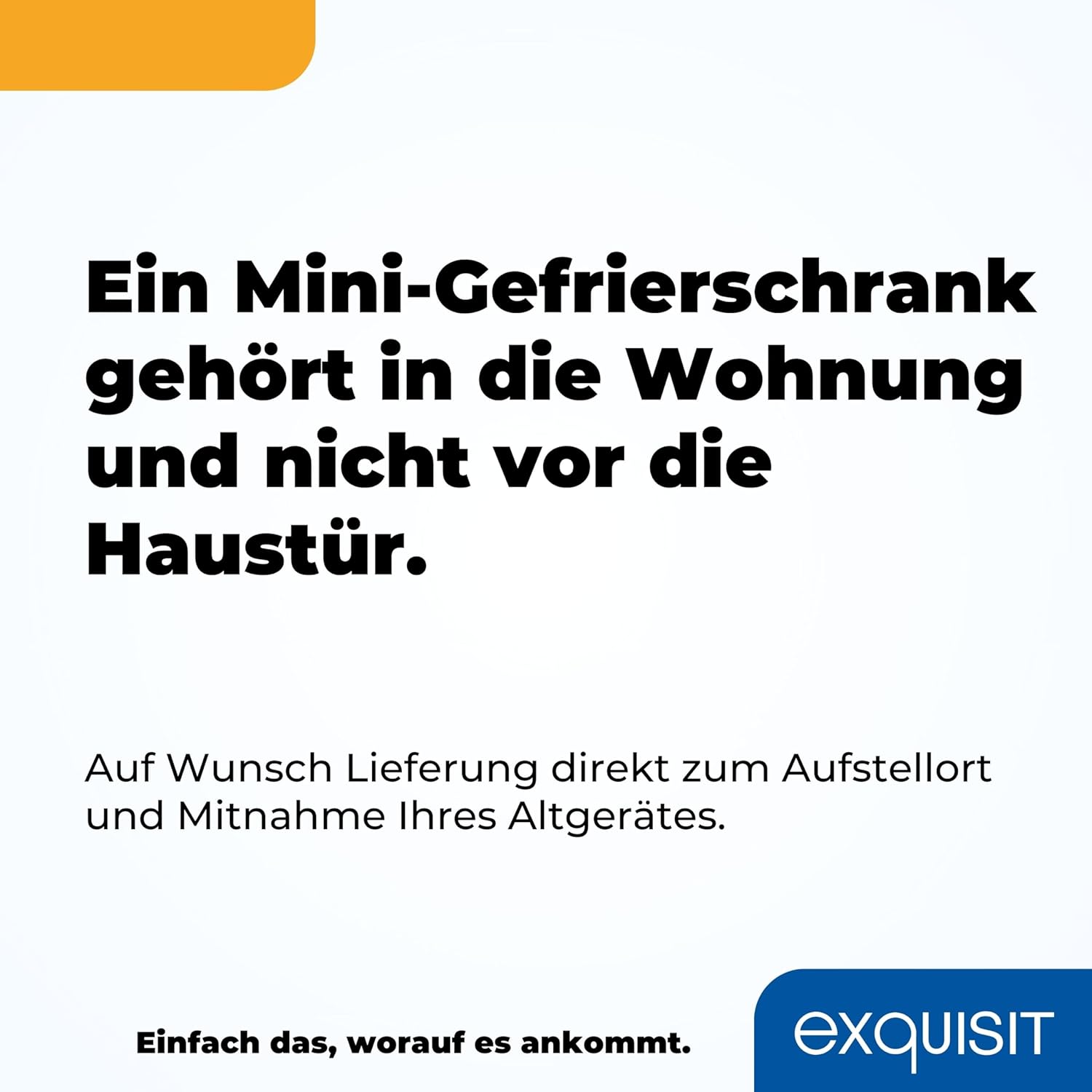 Exquisit Mini-Gefrierschrank, Gefrierschrank klein, 33 Liter, 4-Sterne-Gefrierfach, Kompakt, Temperaturregelung, GB505-040E weiss