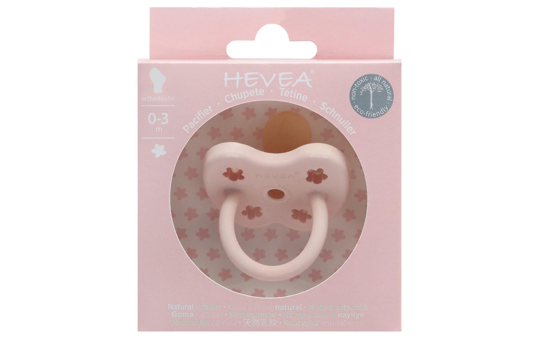 Nuggi Blume Orthodontic Naturkautschuk 0-3 MonateSchnuller 100% kunststofffrei