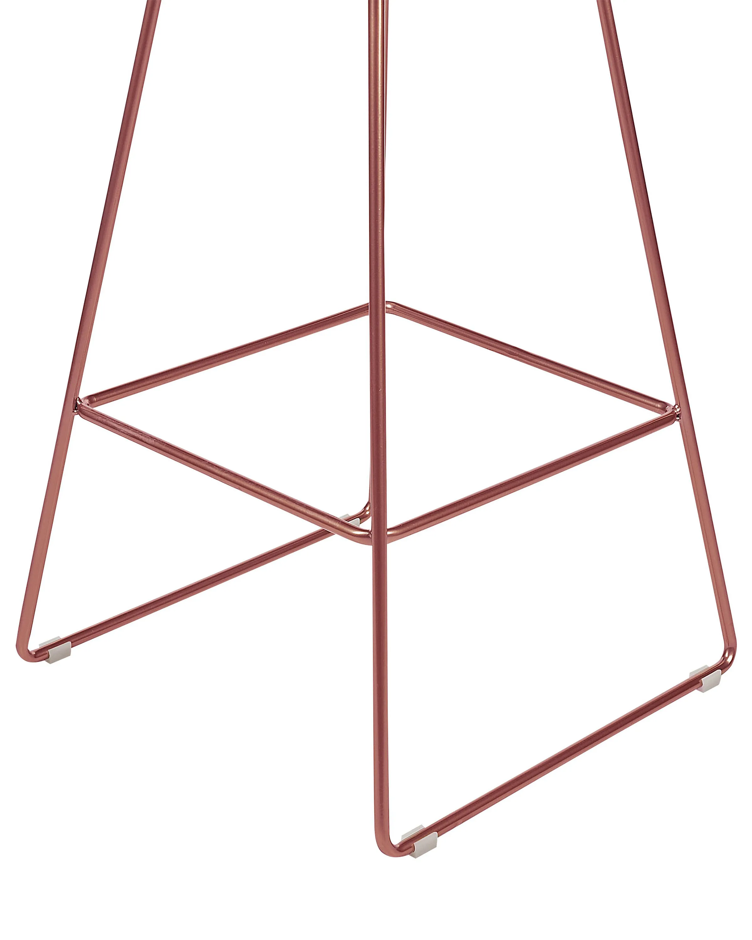 Set van 2 barstoelen BISBEE Metaal Roségoud