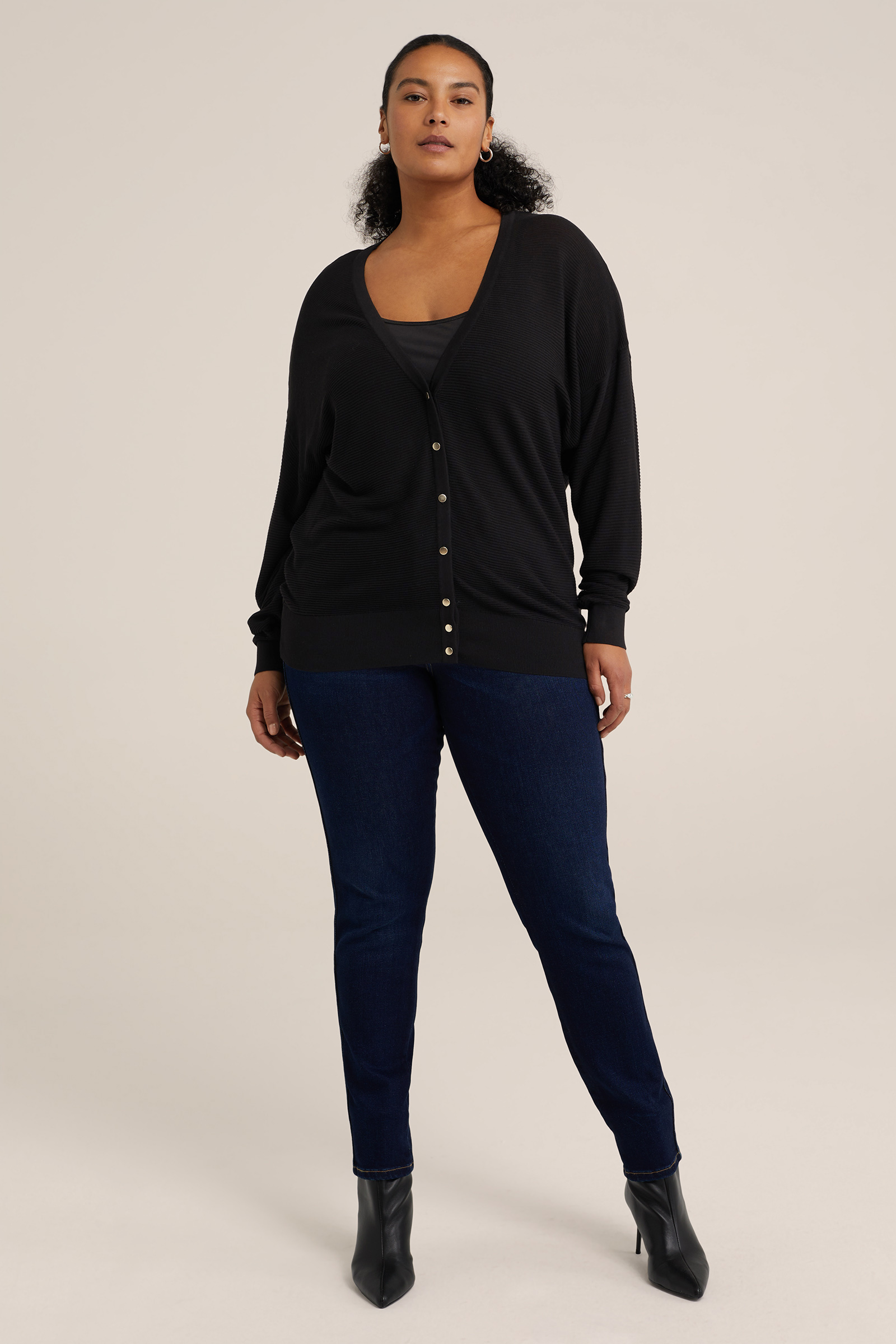 singlet - Curve WE Fashion Zwart