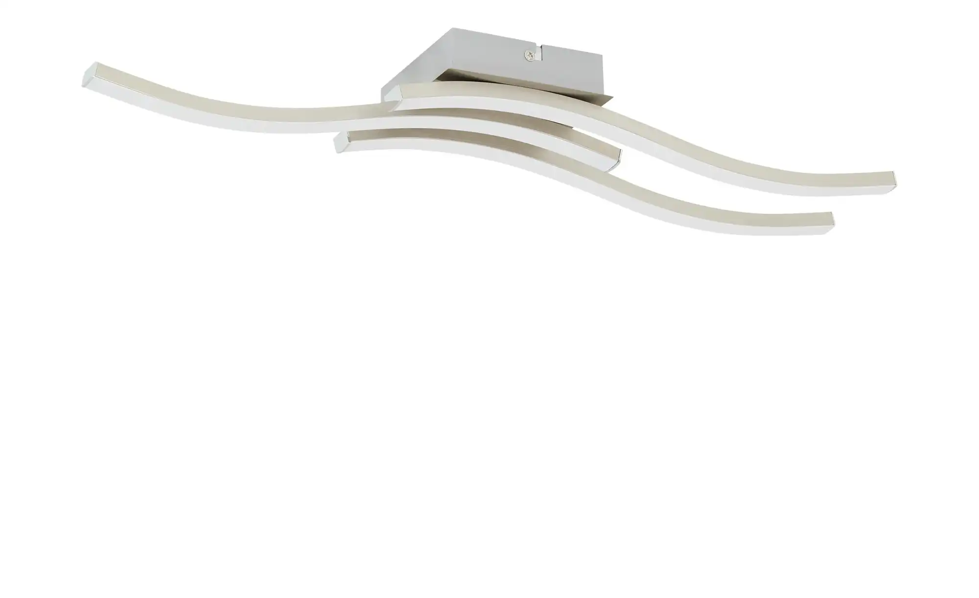Trio LED-Deckenleuchte, 3-flammig, Nickel matt