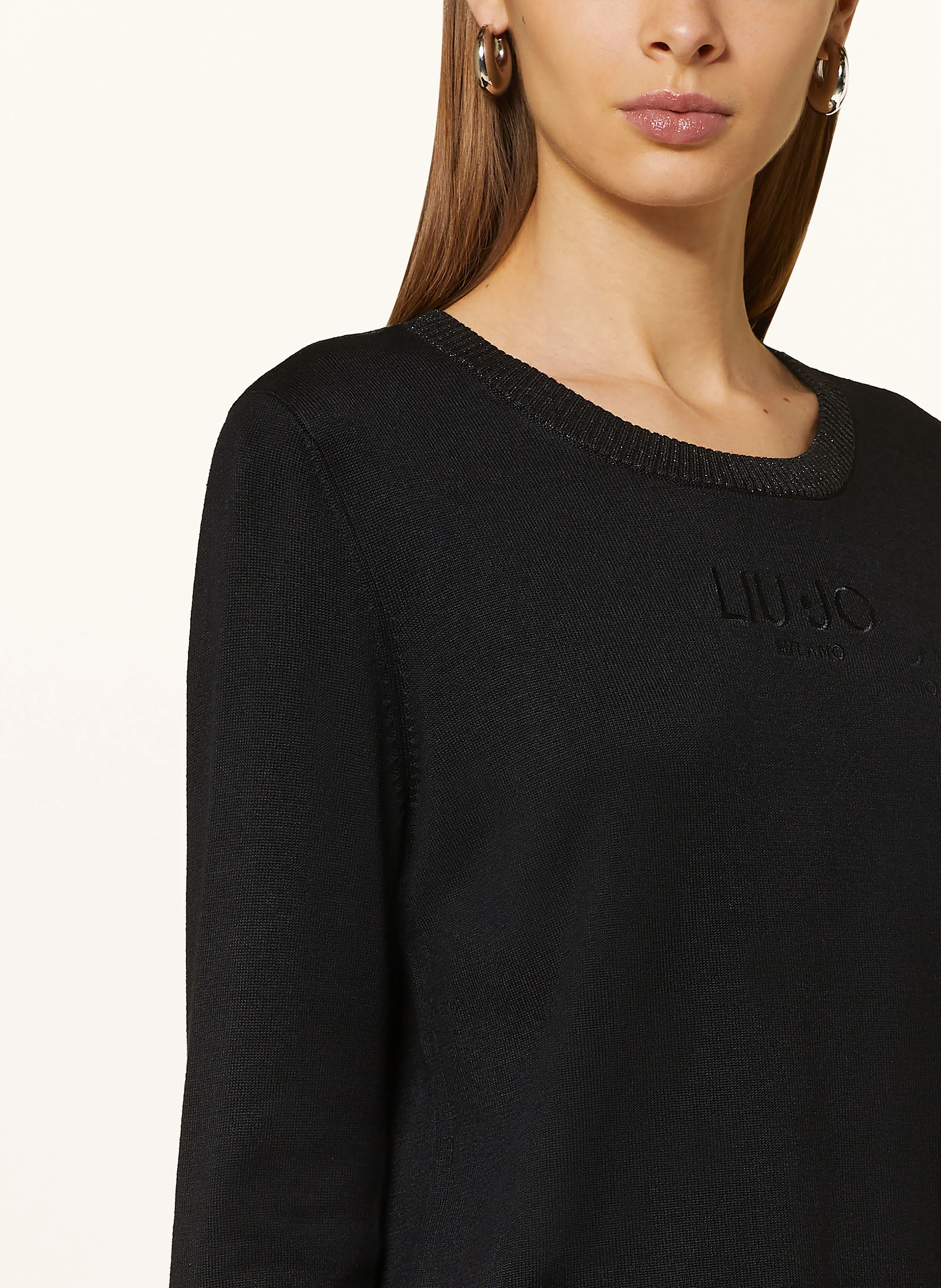 LIU JO Pullover mit Glitzergarn