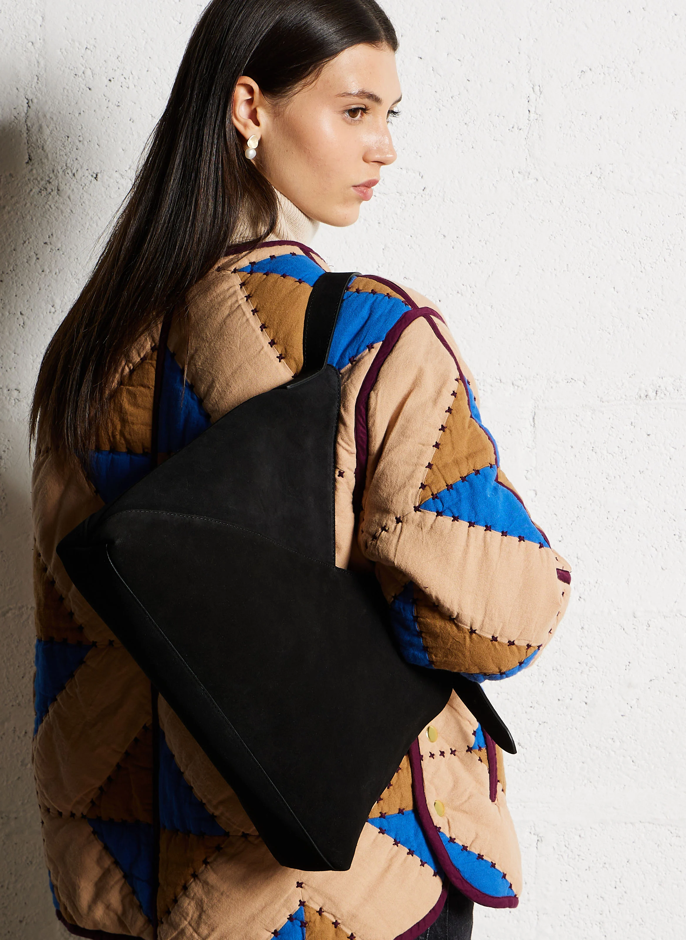 ELIF - Cabas en cuir | Noir