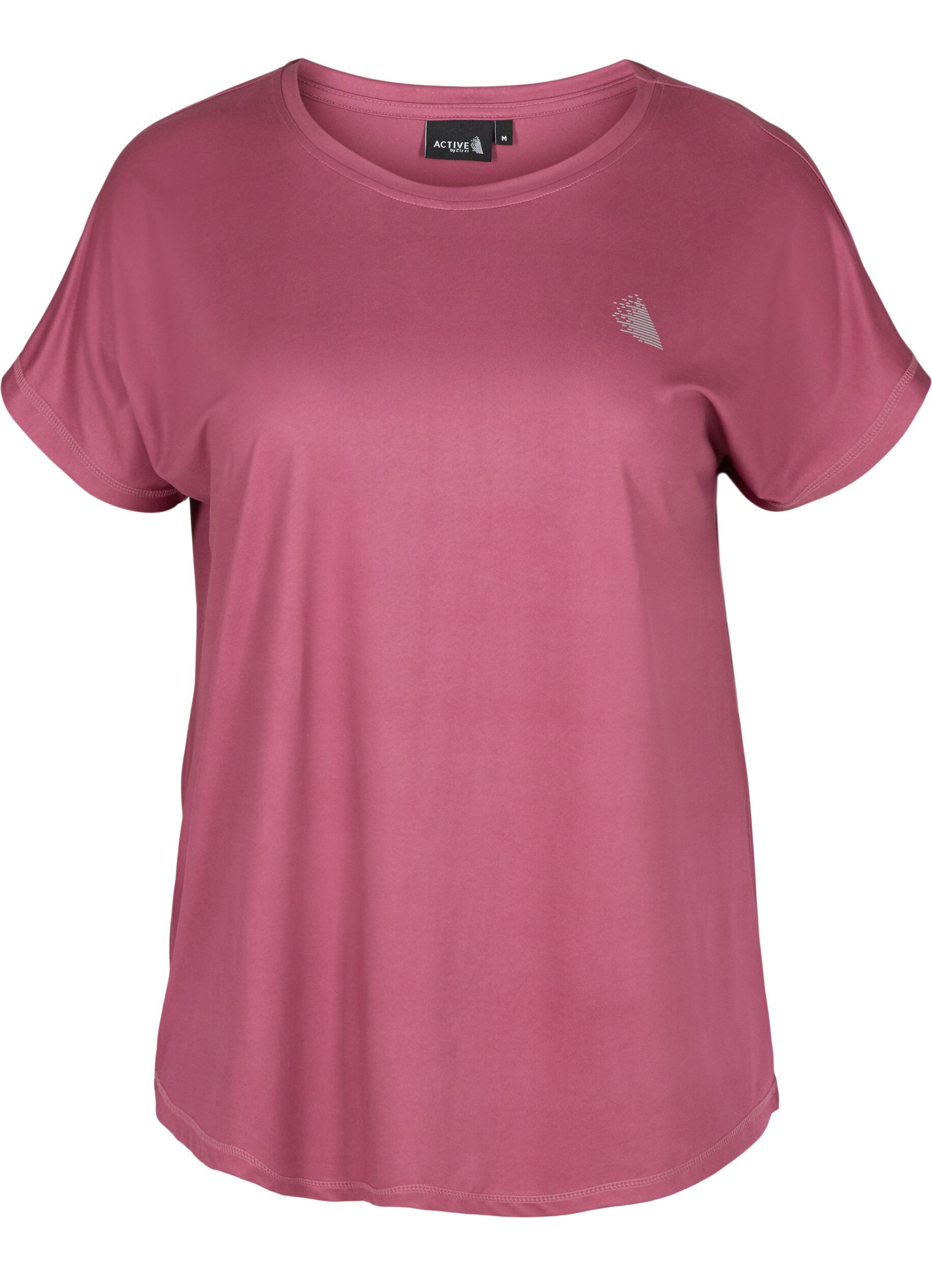 Ensfarvet trænings t-shirt