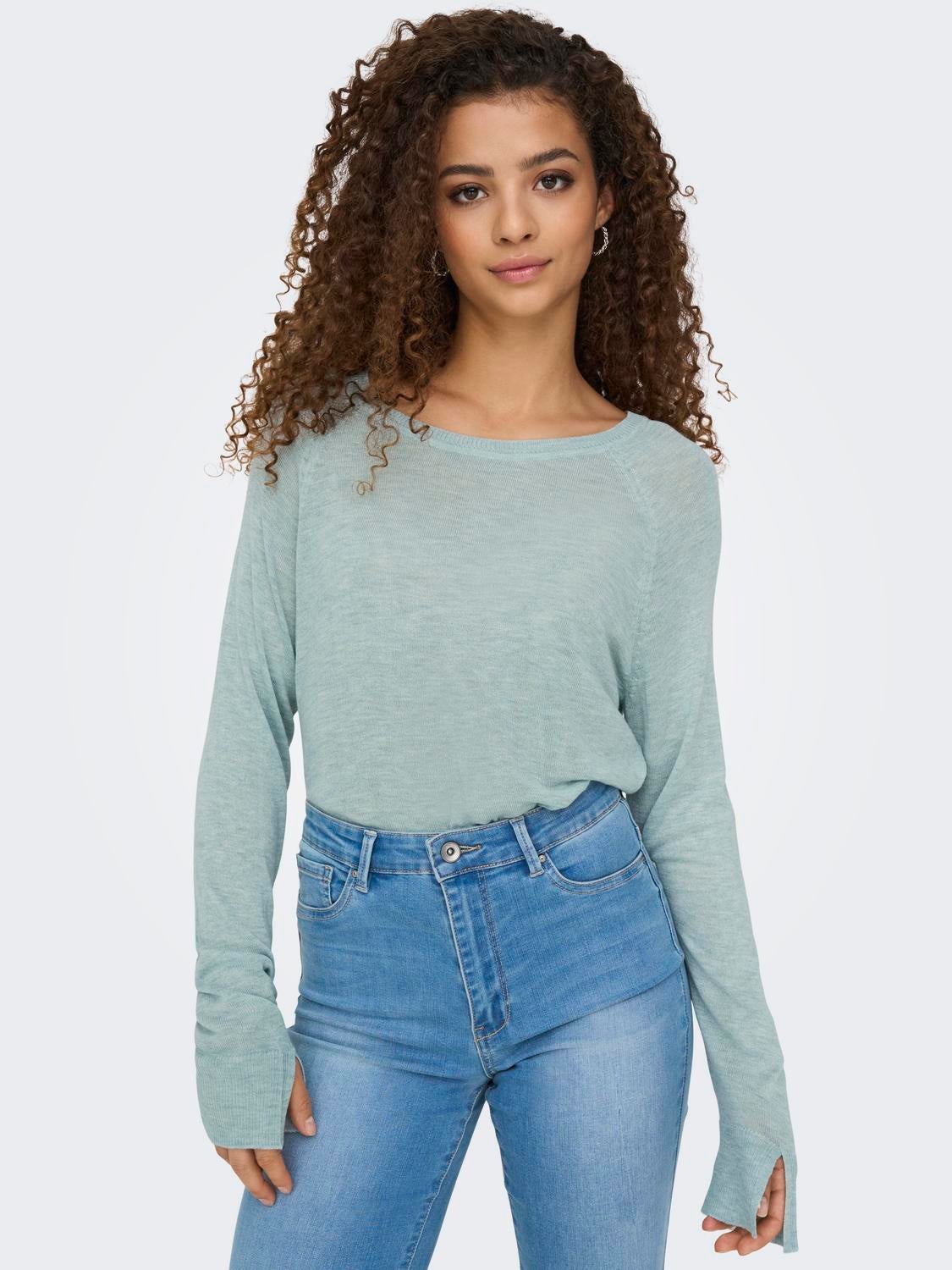 ONLVIENNA Strickpullover Gray Mist