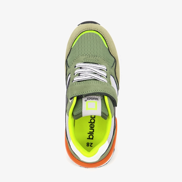 Blue Box jongens sneakers groen/wit