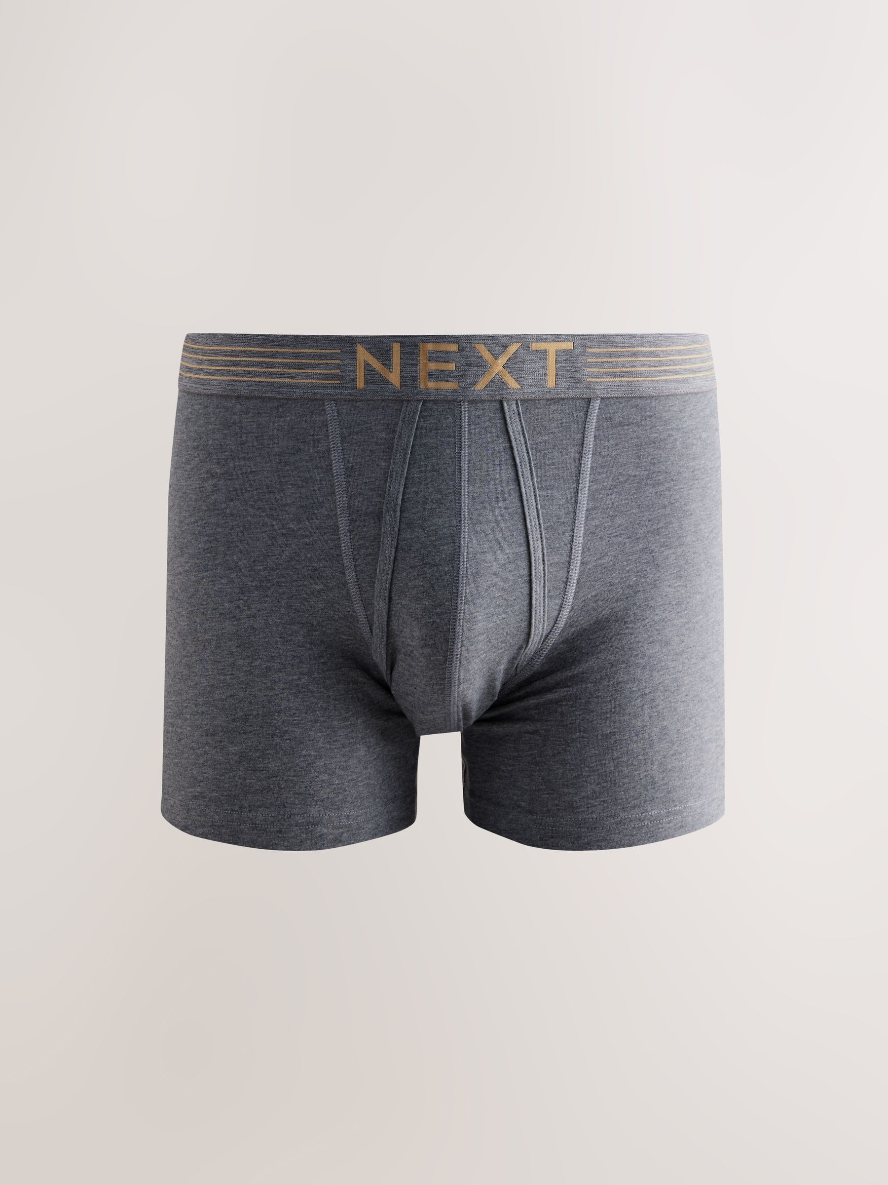 Rijke marineblauw/paars/oranje - Verpakking van 10 - Boxershorts met A-voorkant
