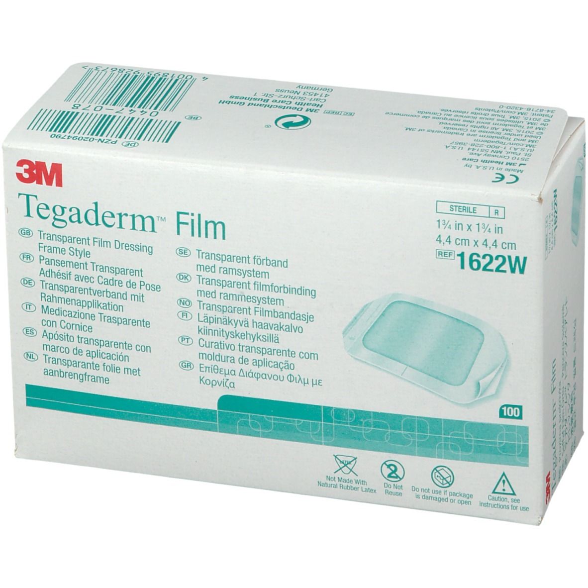 3M™ Tegaderm™ Transparenter Filmverband mit Applikationsrahmen