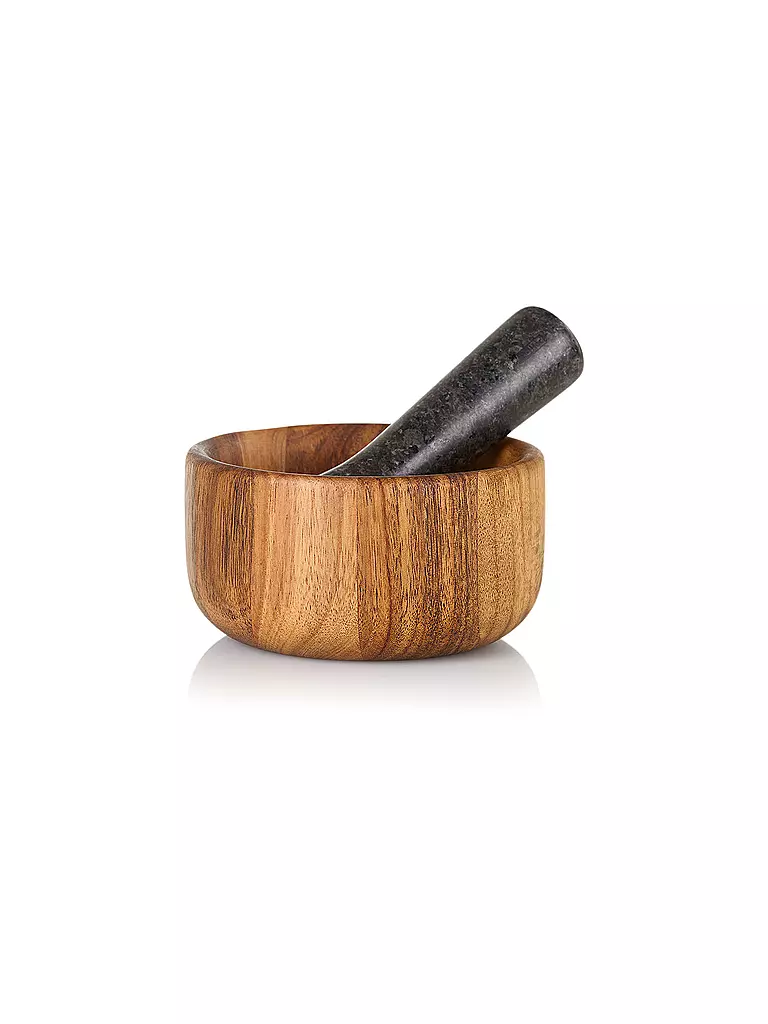 AD HOC Mörser TARU 13cm Akazie / Granit braun