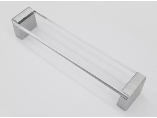 Lit escamotable vertical frêne blanc et porte orange kanto 160x190