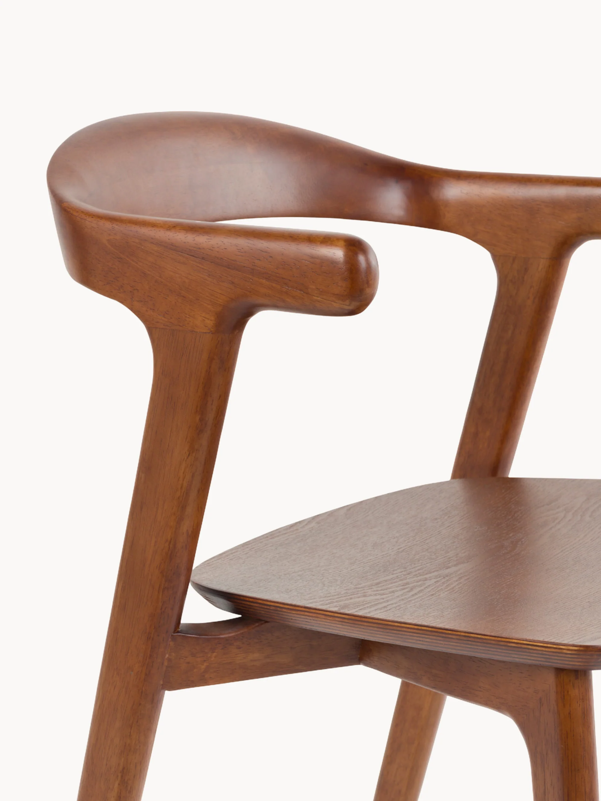 Houten armstoelen Northwood, 2-delig