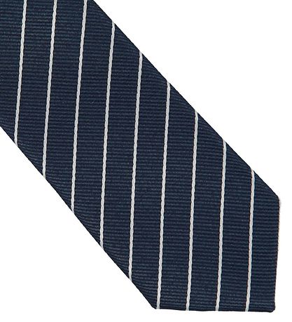 Grønt Slips - Navy/Hvid