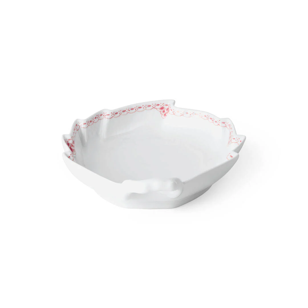 Royal Copenhagen  Koral Riflet Blonde Bladformet fad