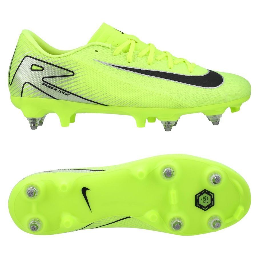 Nike Air Zoom Mercurial Vapor 16 Academy SG-PRO Anti-Clog Mad Voltage - Jaune Fluo/Noir