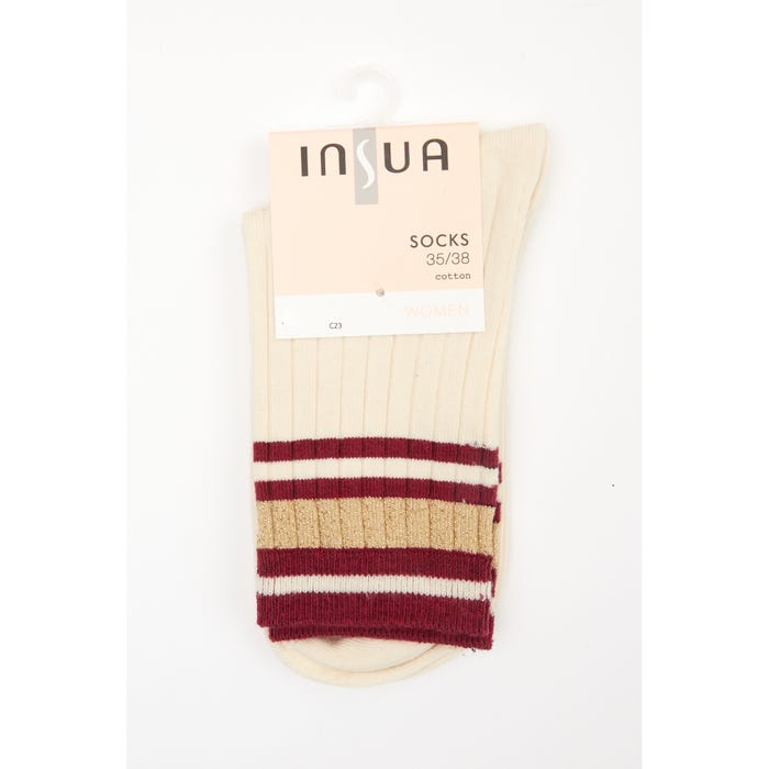 inSua-Sokken effen met glitter -InSua