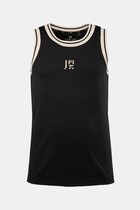 JAY-PI Tanktop, Fitness, Brust-Print, atmungsaktiv, QuickDry