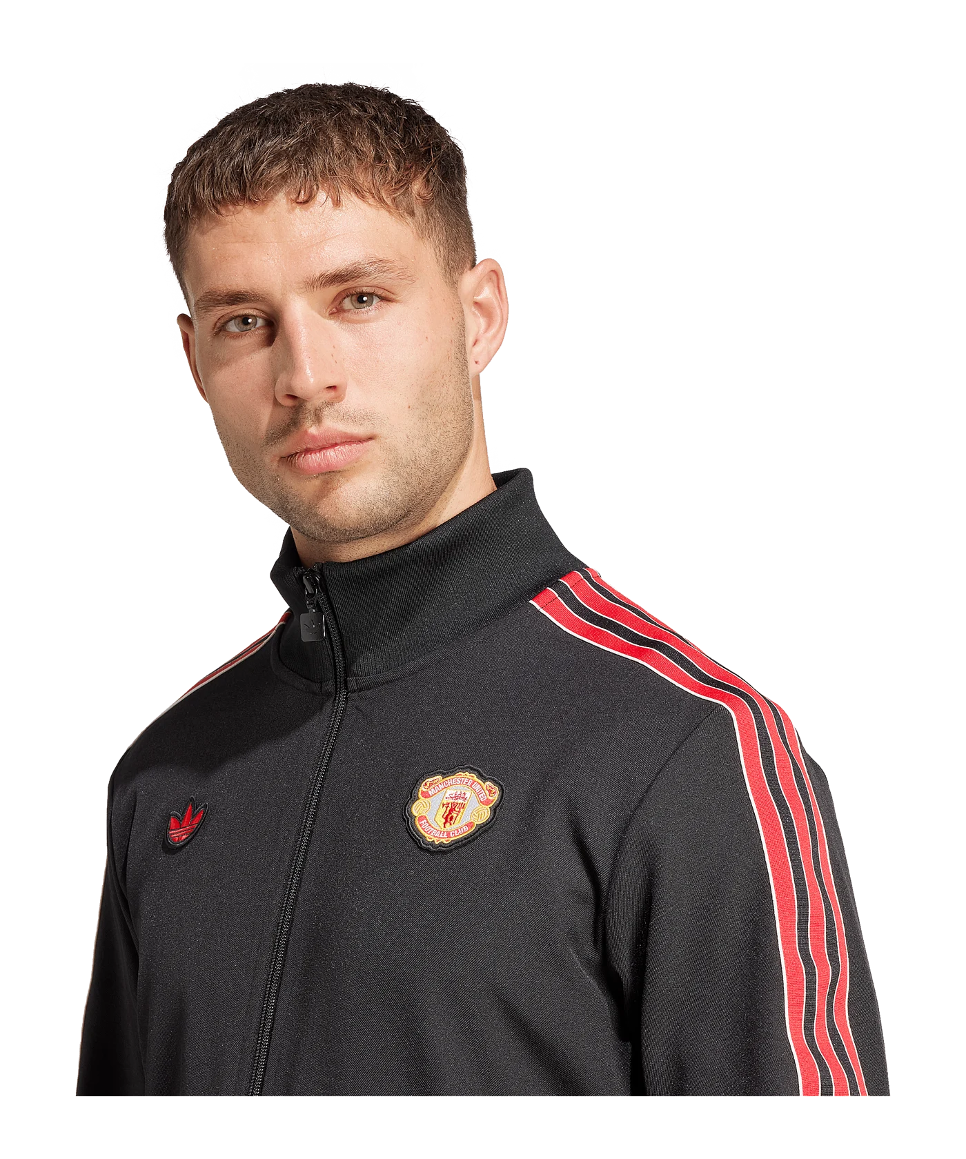 adidas Manchester United Icon Trainingsjacke Schwarz