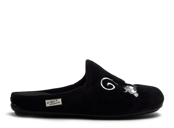 La maison de l espadrille chaussons femme 9006 noir