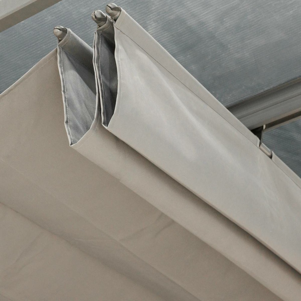 Toile de pergola belize ardoise