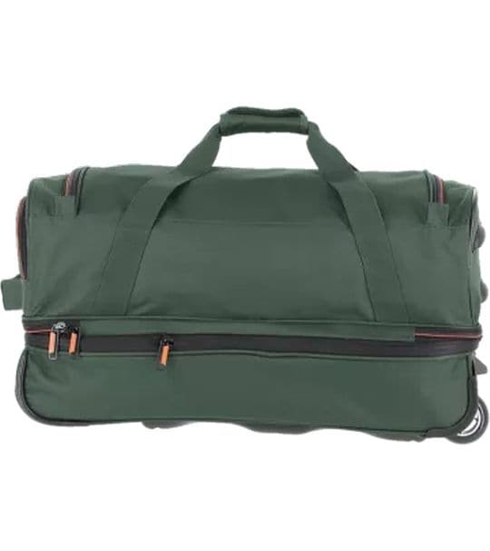 travelite Basics Trolley Reisetasche S erweiterbar, Dunkelg Reisekoffer