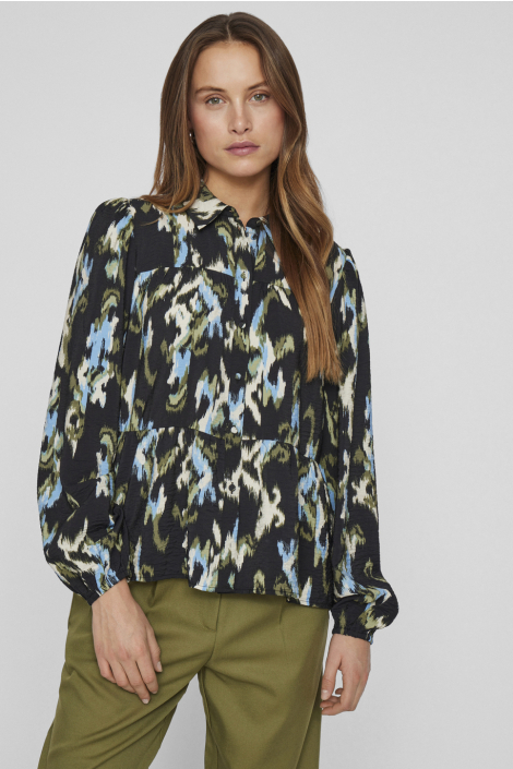 Vila zwarte dames blouse