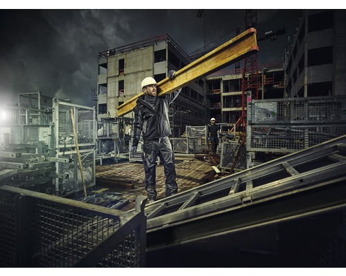 Winter softshelljack Hammer Workwear zwart/antraciet maat XXXL
